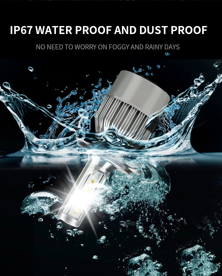 Car Auto Light C6 Led Headlight H1 H3 H7 H4 H11 9005 9006 Led Headlight