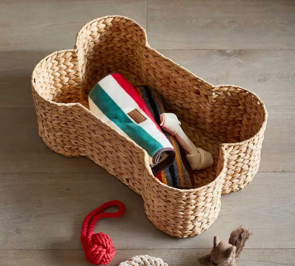 Pet Toys Pet Bed Hyacinth Pet Basket Water Hyacinth Dog Bone Basket water hyacinth basket Made In Vietnam High Quality Product