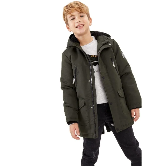 parka verde ragazzo