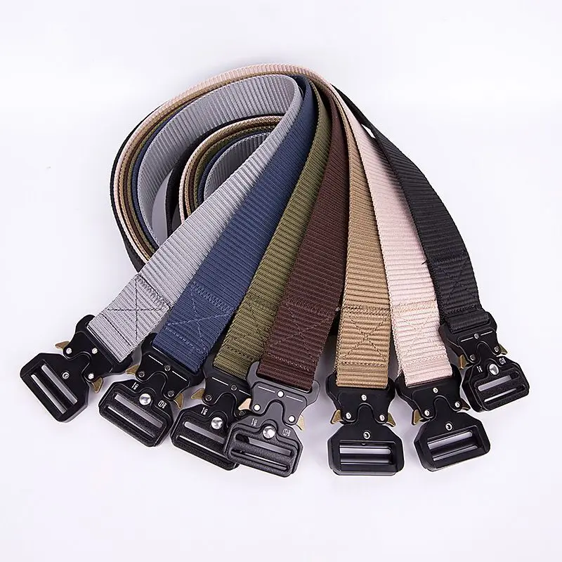 Men Rigger Belt Multi-functional Nylon Webbing Outdoor Training
