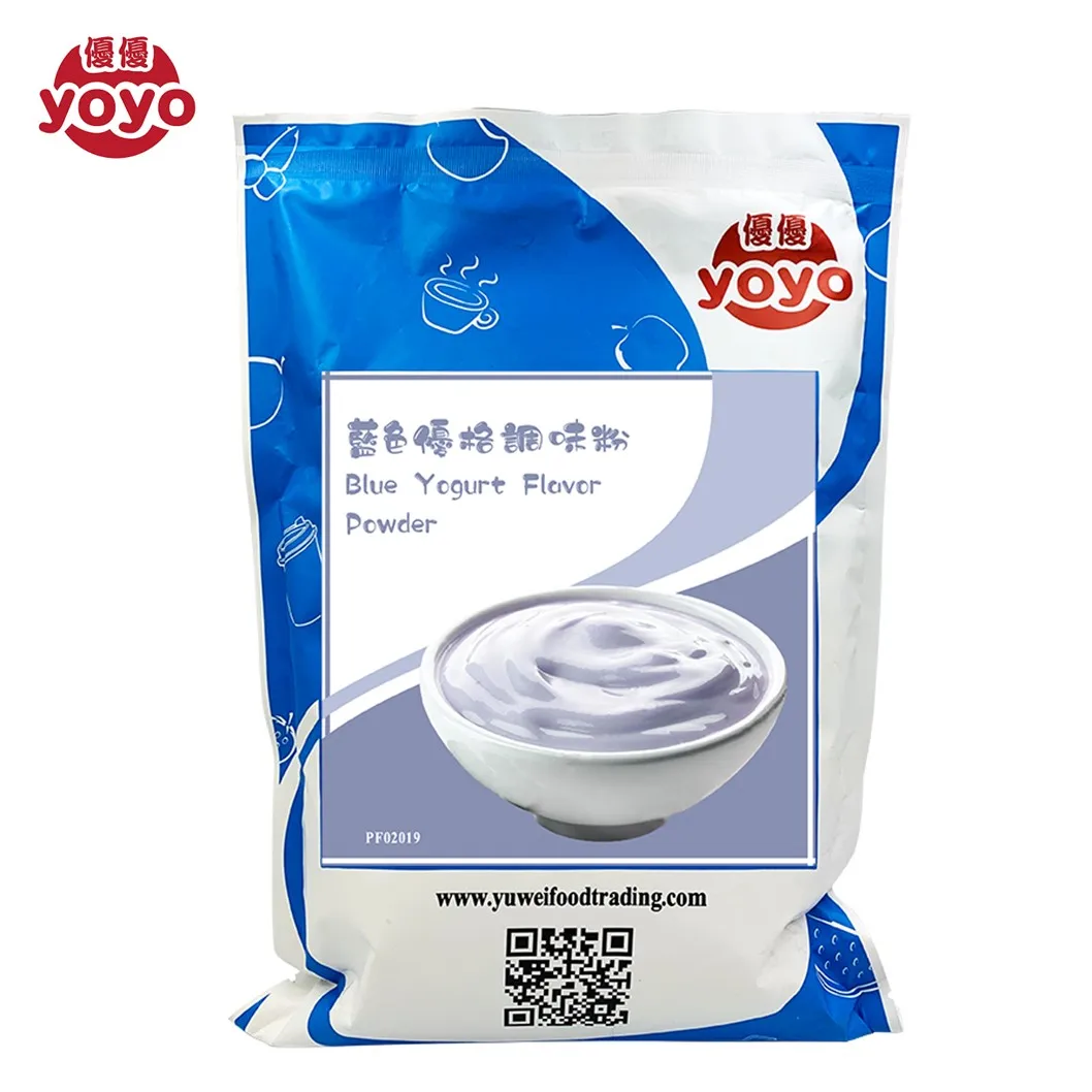 blue yoguart flavor powder