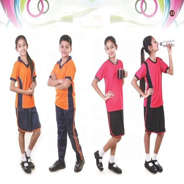 Wholesale Latest Design Newest Boys & Girls Primary School Uniform Soft
