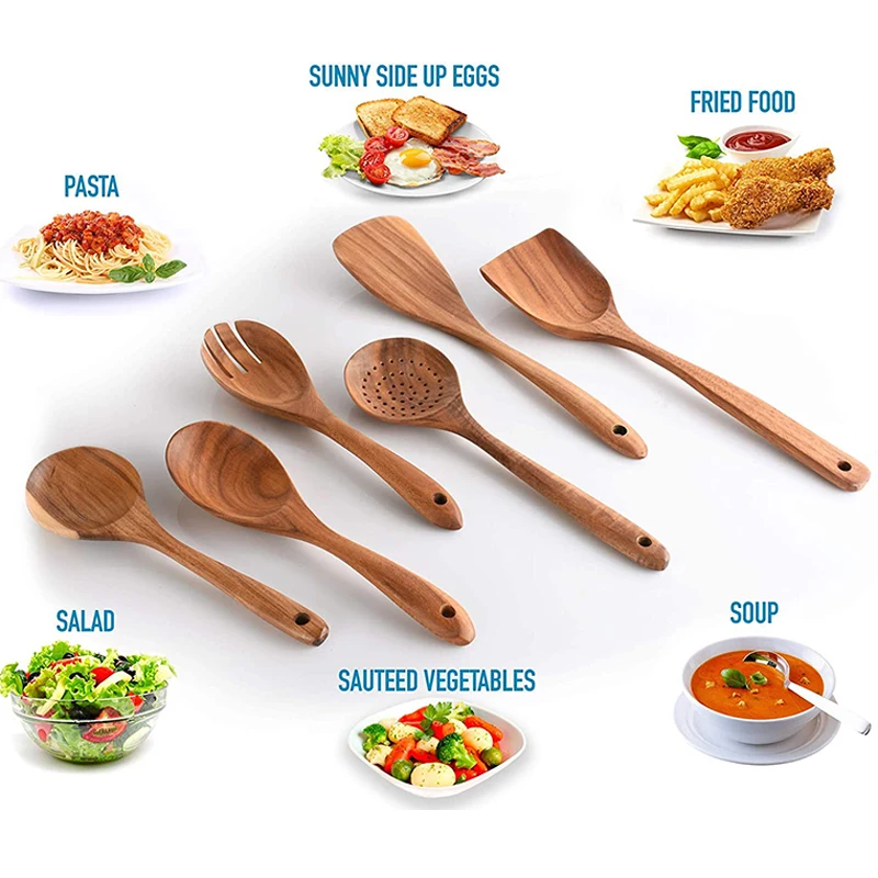 Wholesale Wooden Kitchen Utensil For Kitchen And Cooking 100 Walnut