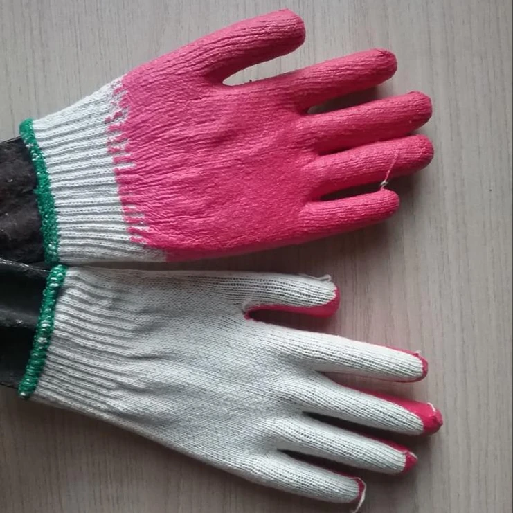 colored cotton gloves