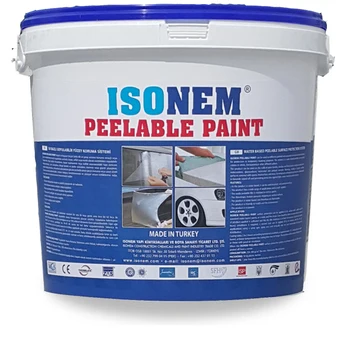 ISONEM PEELABLE PAINT, WATER BASED RUBBER PAINT, TEMPREORARY SURFACE PROTECTION PAINT