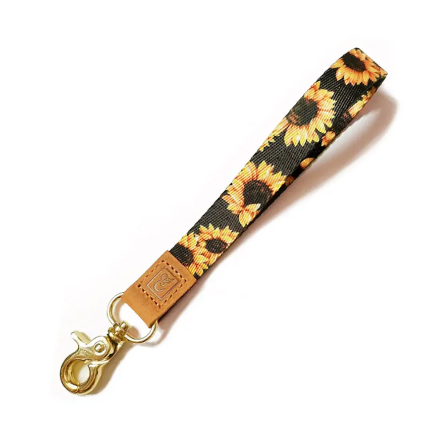 Manufacturer Custom Printed Fabric Personalized Designer Keychain Wristlet
