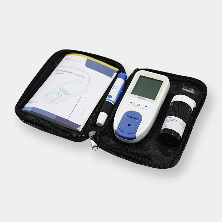 Portable Hemoglobin testing system HEMOGLOBIN Analyzer Meter HB-200