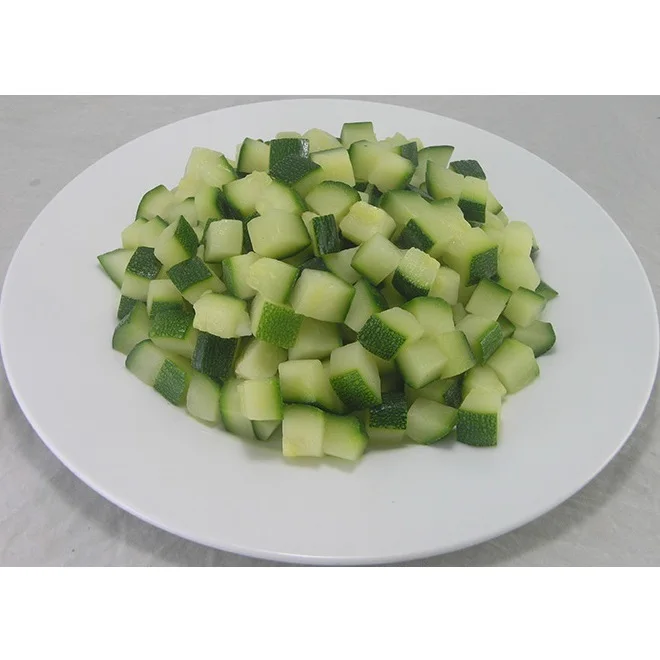 Замороженные кипяченые кубики Zucchini класса 1 по лучшей цене, вырезанные из Вьетнама, оптовая продажа