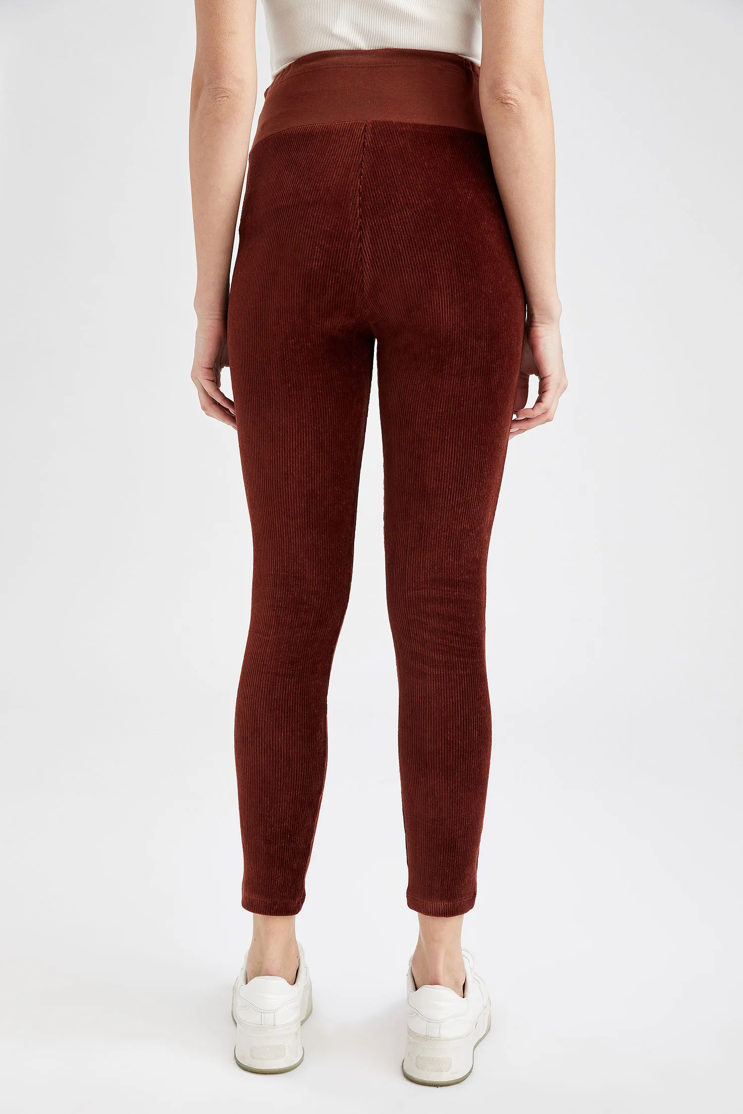 
Defacto одежда для женщин для беременных с подошвой корицы бархатные облегающие Колготки для беременных Высокое качество лучшие цены 