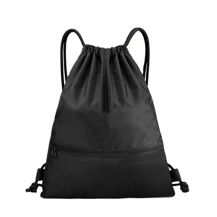 string backpack with pockets