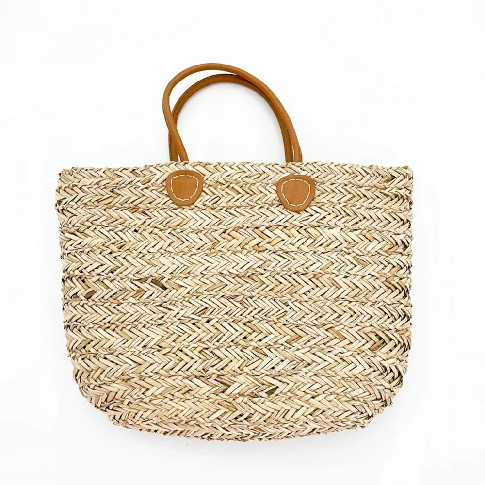 Handmade Straw Beautiful Purse Seagrass Handbag 100% Nature Straw Woven ...