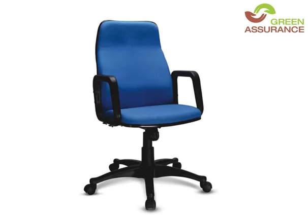 Godrej Pch 7002 Godrej Chair Revolving Fabric Visitor Chair With