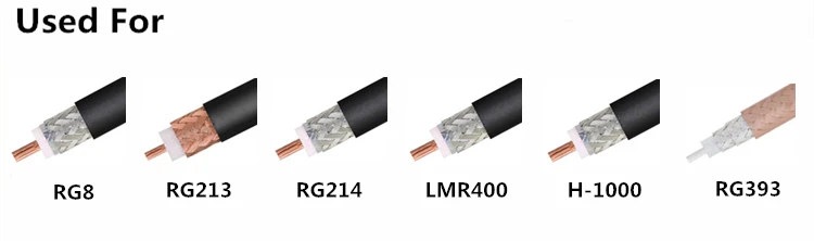 N Male Plug Connector Crimp For LMR400 RG8 Solderless Type supplier