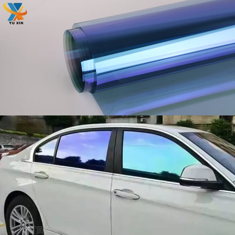 55%/65%/80%VLT Auto Car Chameleon Rainbow Effect Window Tinting Film Glass  Decor