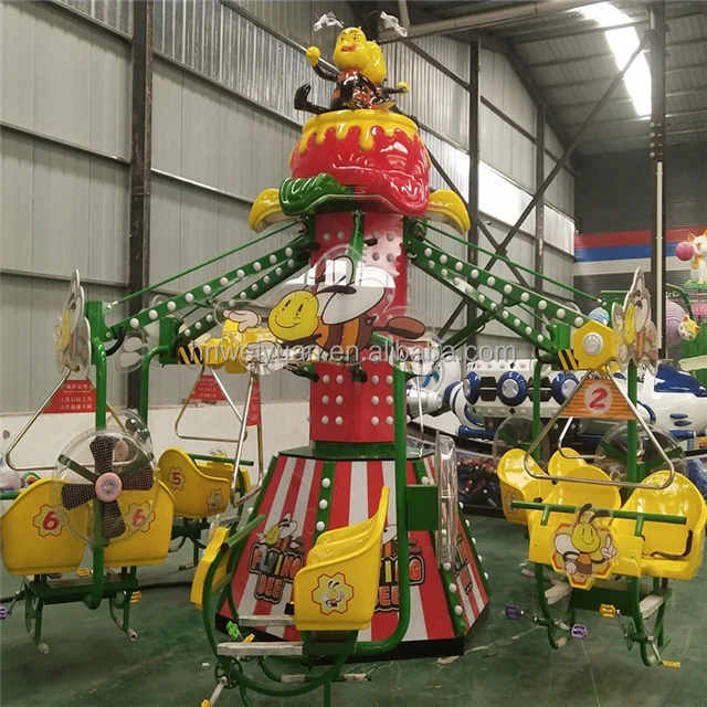 Funfair Rides Rotary Bees Premium Fairground Attraction Happy Bee Bike Indoor Mall Amusement Park ...