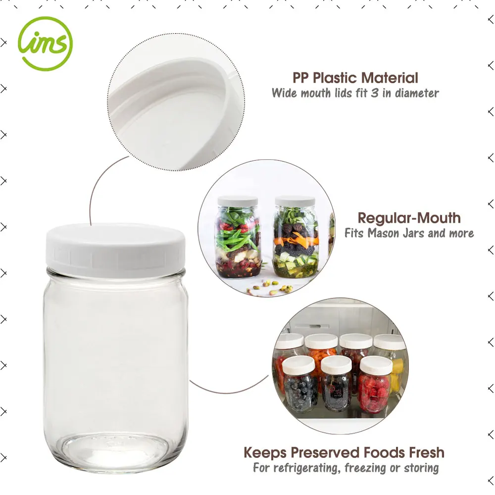 8 Pieces Reusable Lids For Regularmouth Canning Jars Buy Wholesale