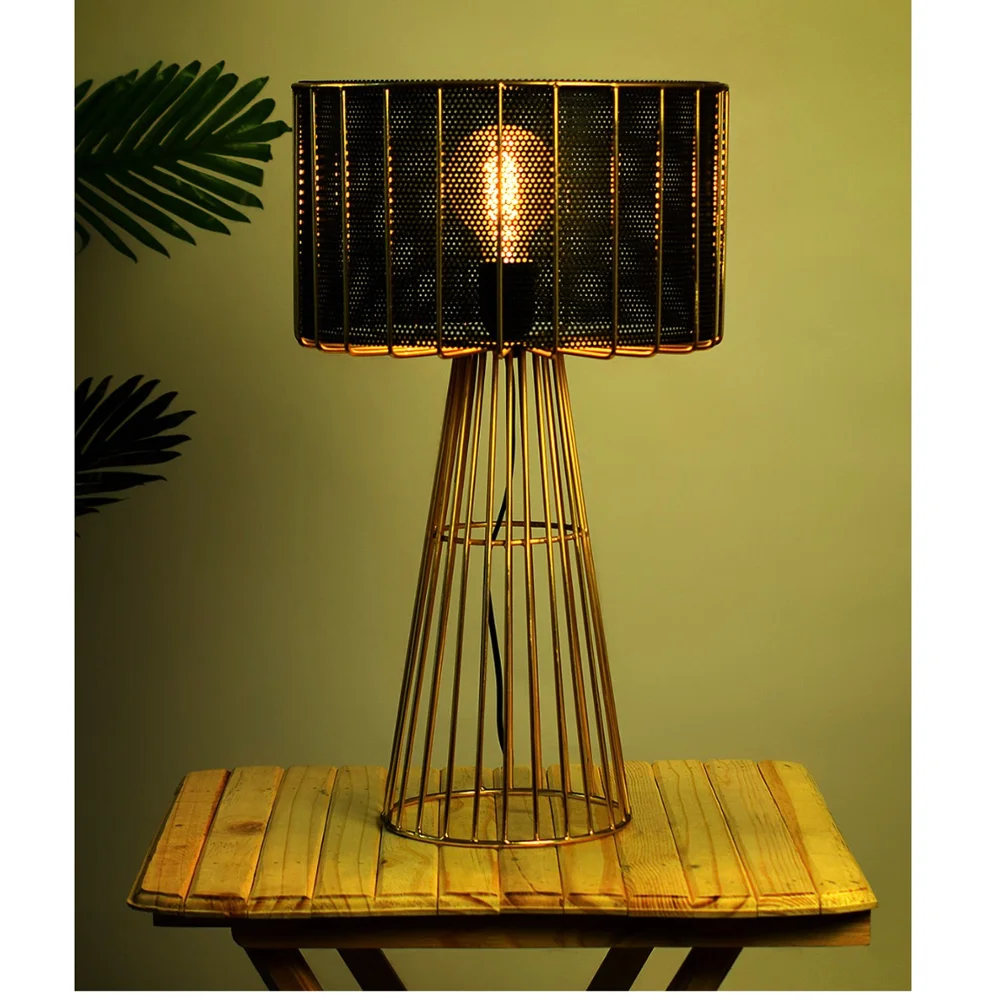 New table lamp black & gold toned trending product