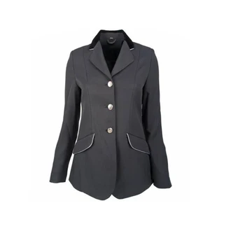 Stretchable Polyester Elastane Ladies Horse Riding Coat Wholesale Equestrian Horse Riding Show Jacket Apparel