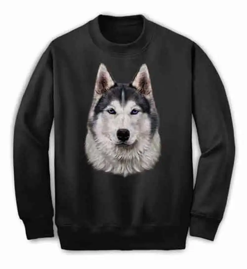 Husky dog sweatshirt Clearance