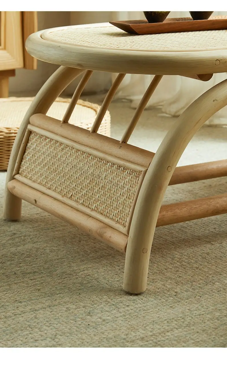 Wholesale New Model Rattan Coffee Table Living Room Furniture Woven