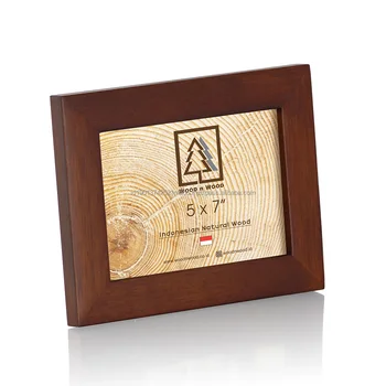 WoodnWood 5X7 Photo Frame Word Frame AC020FL Item High Quality Export Oriented 100% Wood From Indonesia