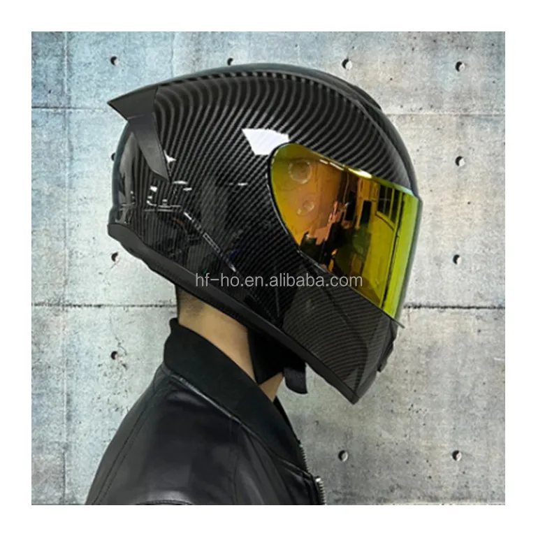 Motorcycle Helmet Carbon Fiber Full 
