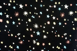 Высококлассная сеть, популярная Золотая бронзовая технология, бархатная ткань со звездами для платья