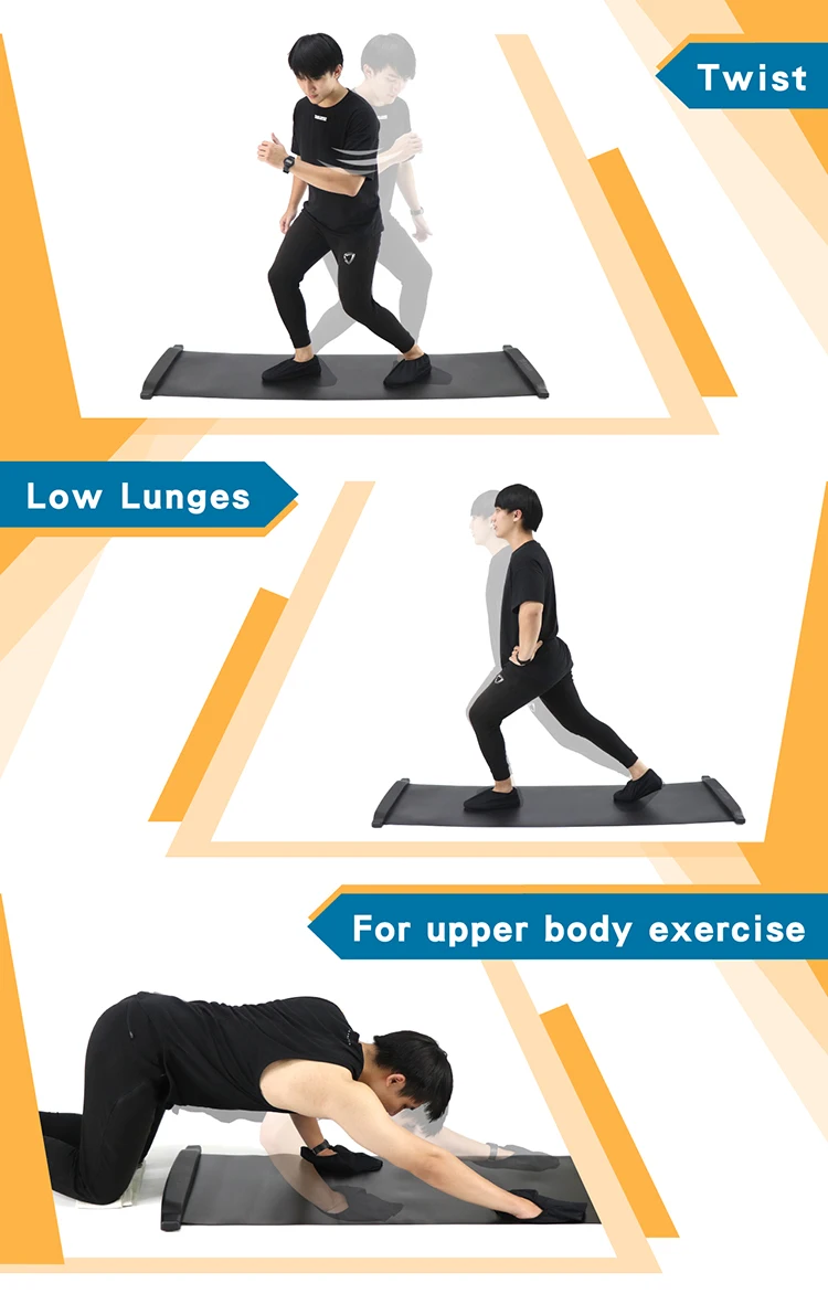 230cm Home Workout Exercise Slide Board Cardio Fitness Performance