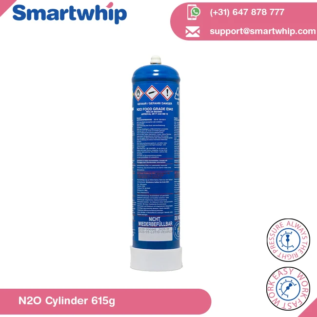 Стандартный класс, высшее качество, пищевой класс, N2O Закись азота Smartwhip, зарядное устройство для взбитого крема, 580 г, для продажи