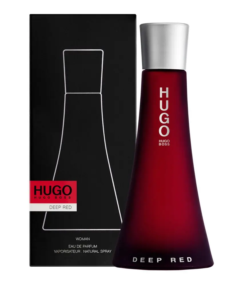 hugo boss deep red for women