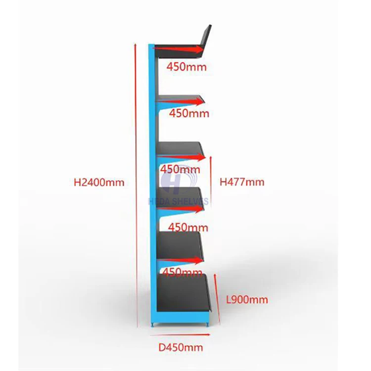 Customised Metal Punching Back Panel Tool Rack Display Shelf Pegboard Display Rack Store Display Racks Supermarket Used for Sale