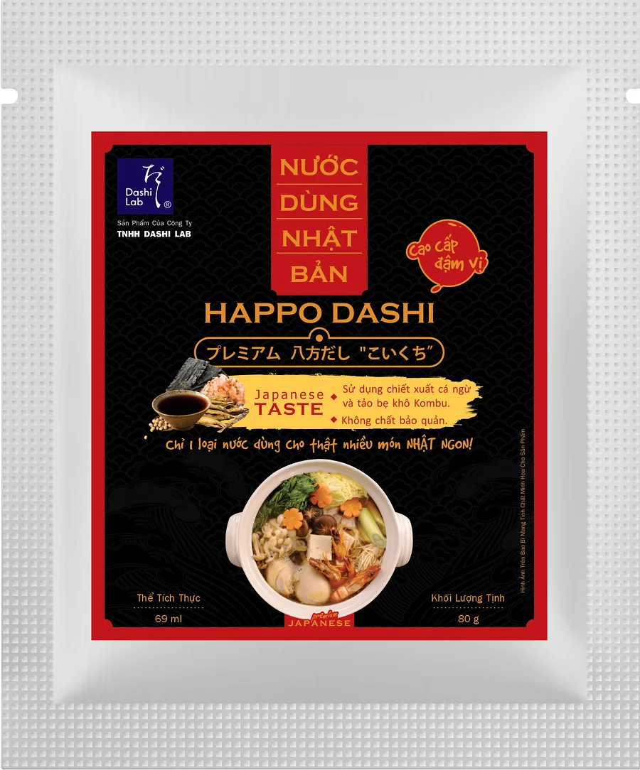 High Quality Japanese Premium Hapo Dashi (dark Type) Hot Pot Udon Soba