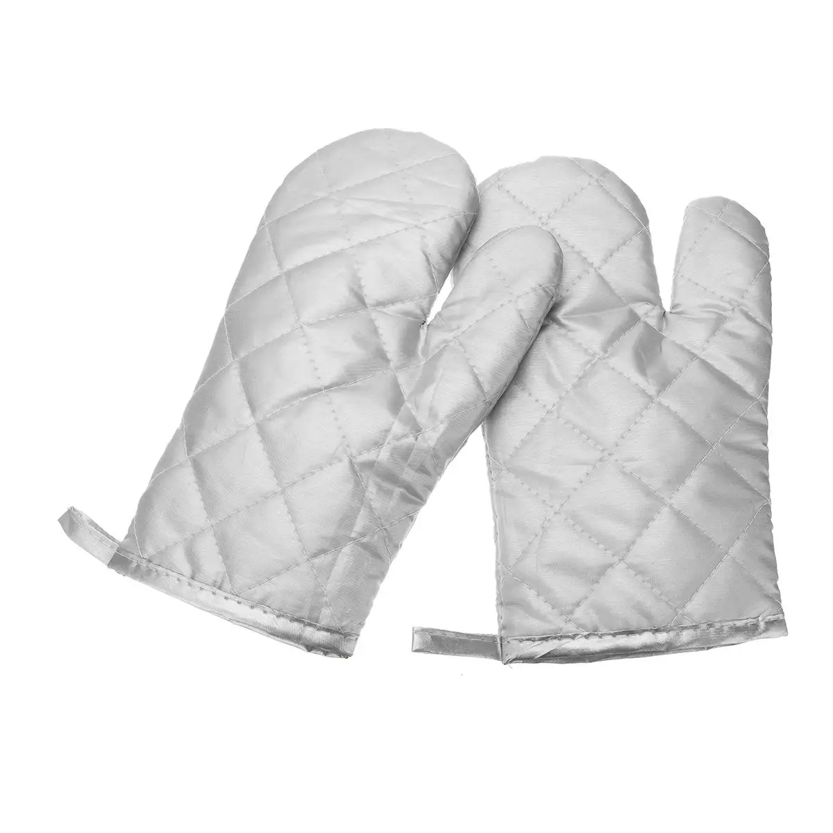 Oven Mitts, Premium Heat Resistant Kitchen Gloves Cotton & Polyester  Quilted Oversized Mittens, 1 Pair Pink