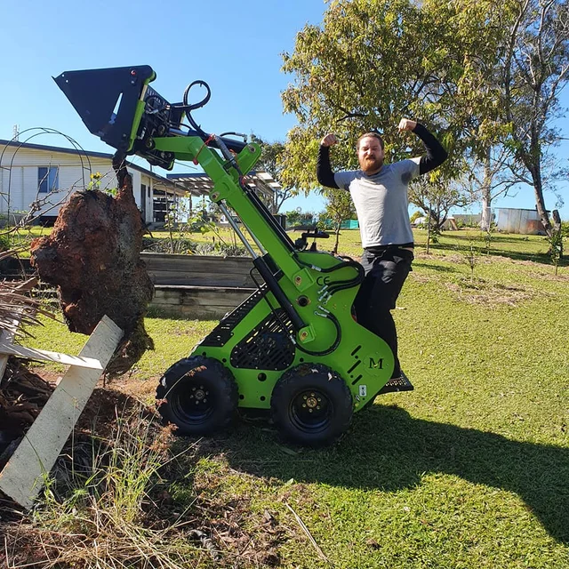 meng ty-323s mini skid steer loader wheel model
