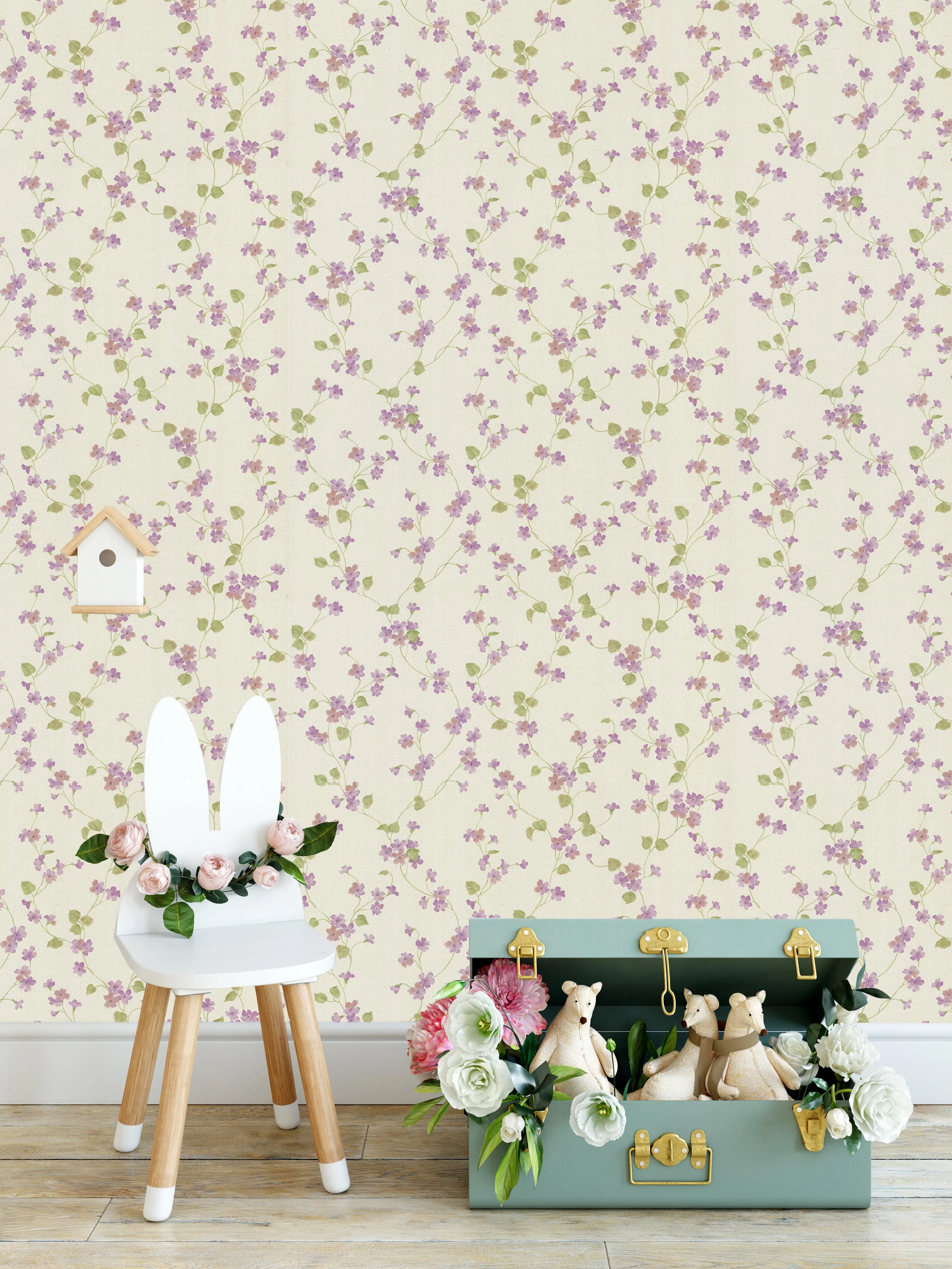 Modern Country Style Cute Beautiful Flower Pvc Wallpaper Kitchen Living  Room - Buy Bedroom Wallpaper,Modern Wallpaper For Living Room,Baby Room  Wallpaper Product on 