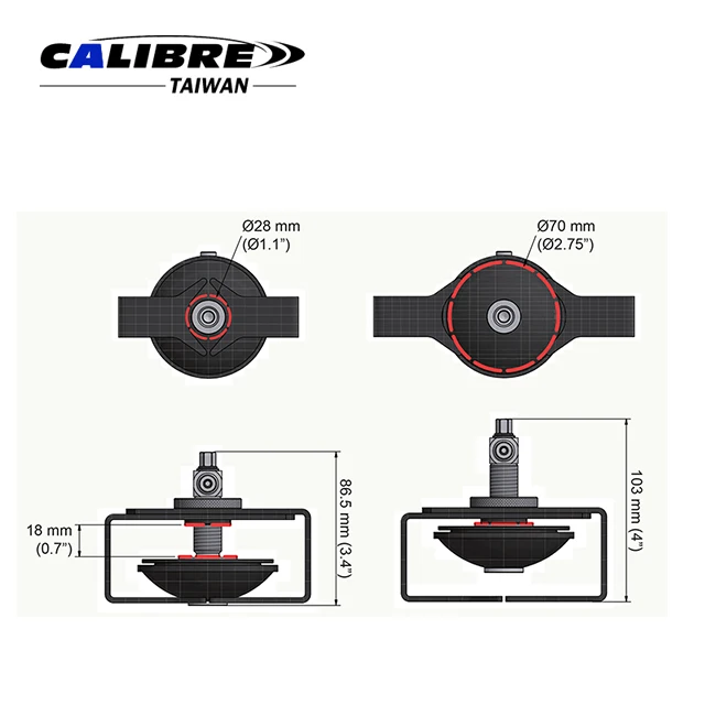 Taiwan Calibre Universal Adjustable Air Vent Cylinder Brake Bleeder
