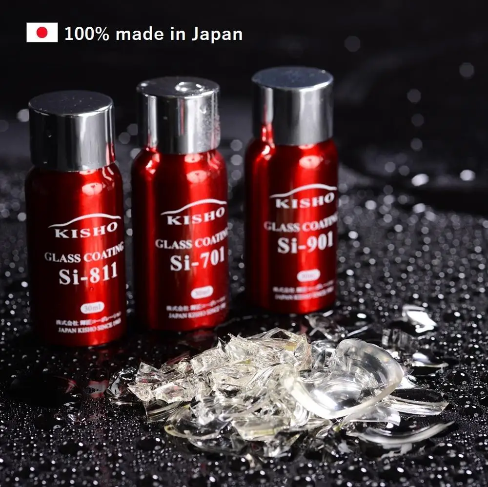 Quick and Easy Apply KISHO Hydrophobic Liquid Glass SiO2 , OEM Available