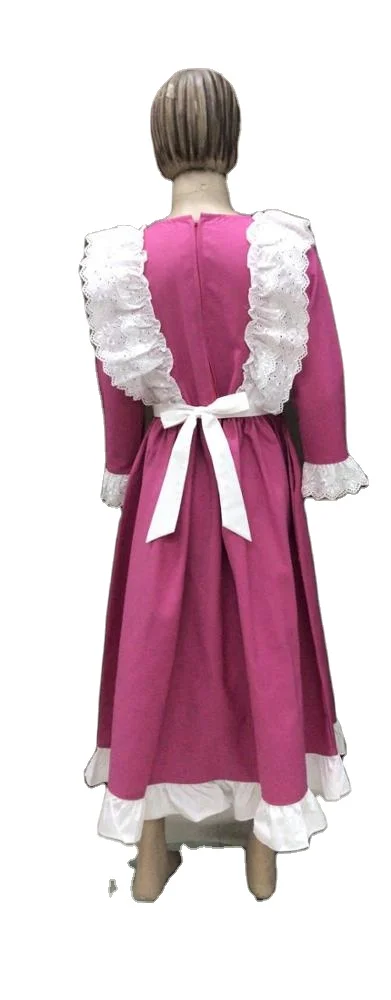 Customized Logo Good Quality School Uniforms for Saudi Arabia Girls Sleeveless Frock Dress