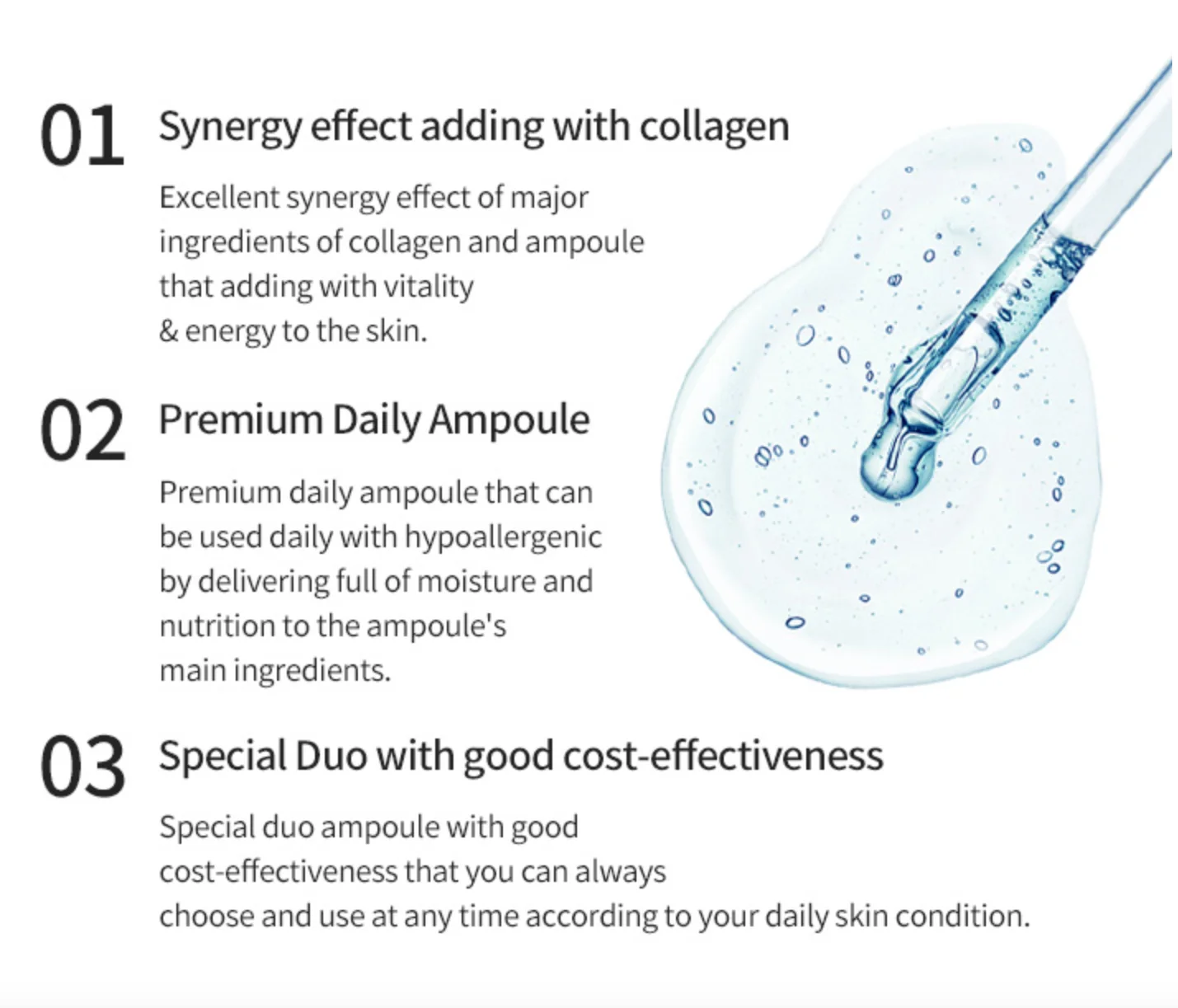 Dermal Korea Ampoule Vitamin C Facial Serum And Collagen Serum 17ml*2