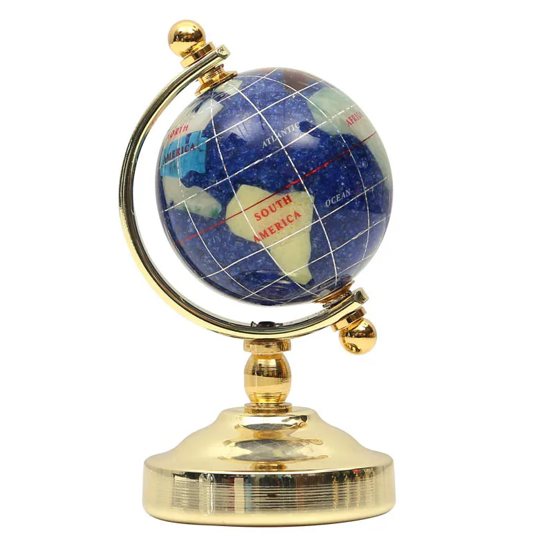 Full size store gemstone globe