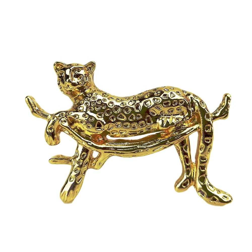 New Leopard Napkin Rings For Wedding Decoration Cheetah Napkin Rings