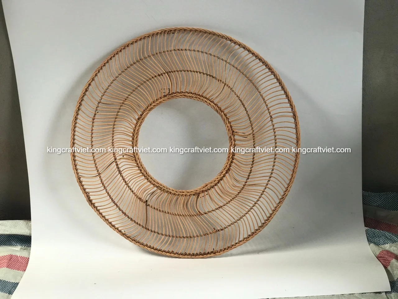 Handwoven Vintage Round Wall Decor Mirror Ecofriendly Natural Seagrass