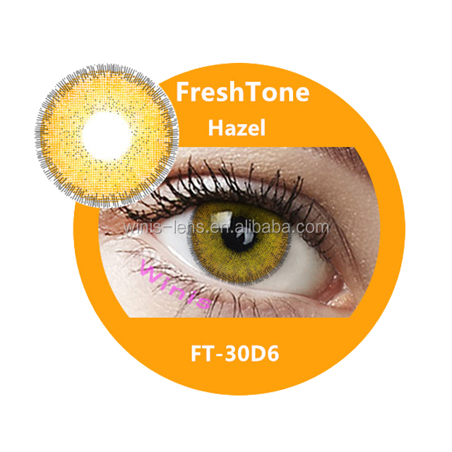 
 Необычные Декоративные Контактные линзы FreshTone диаметром 14,2 мм из Кореи по низкой цене  
