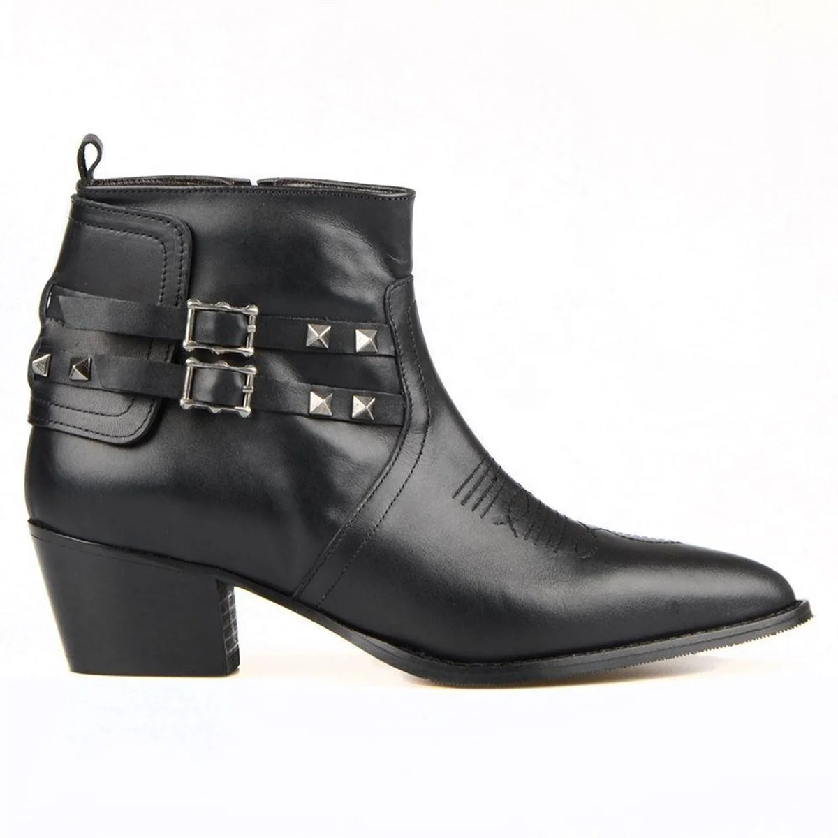 cowboy style ankle boots ladies
