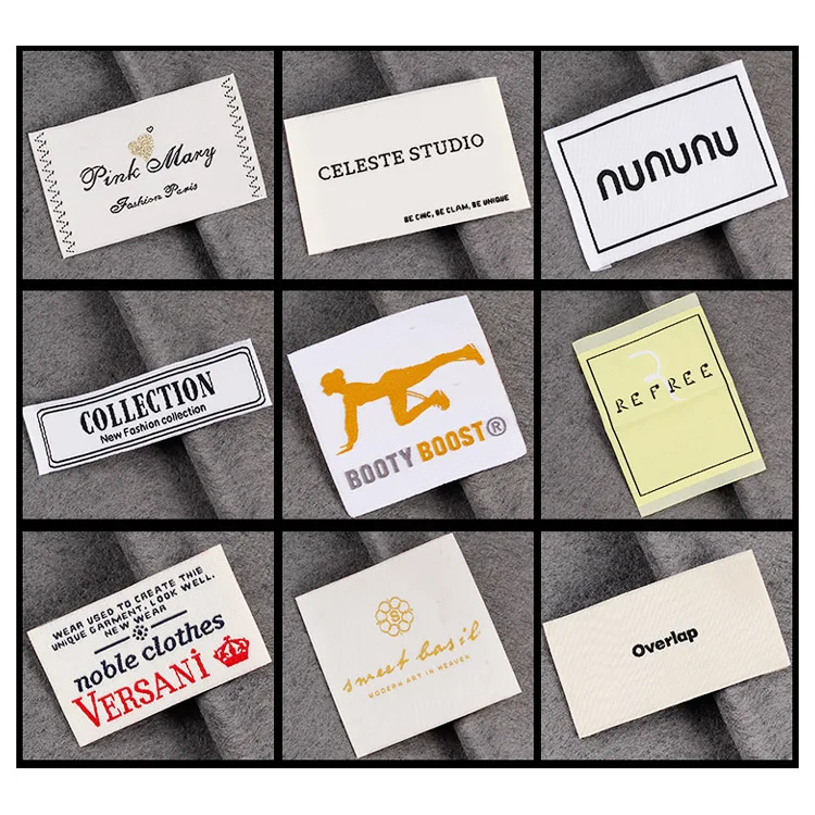 Do brand custom clothing label, tags design by Beecreator
