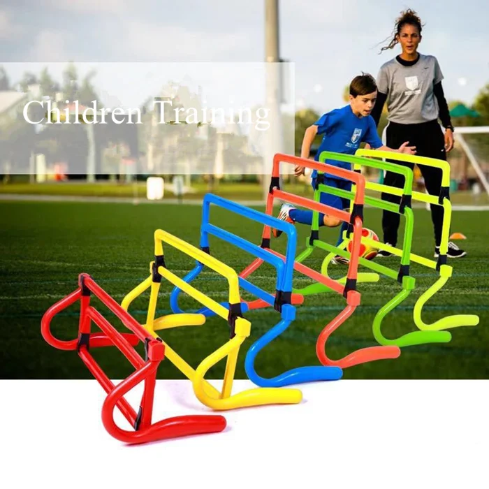 Adjustable Soccer Child Hurdle Exercise Agility Ladder Training Running