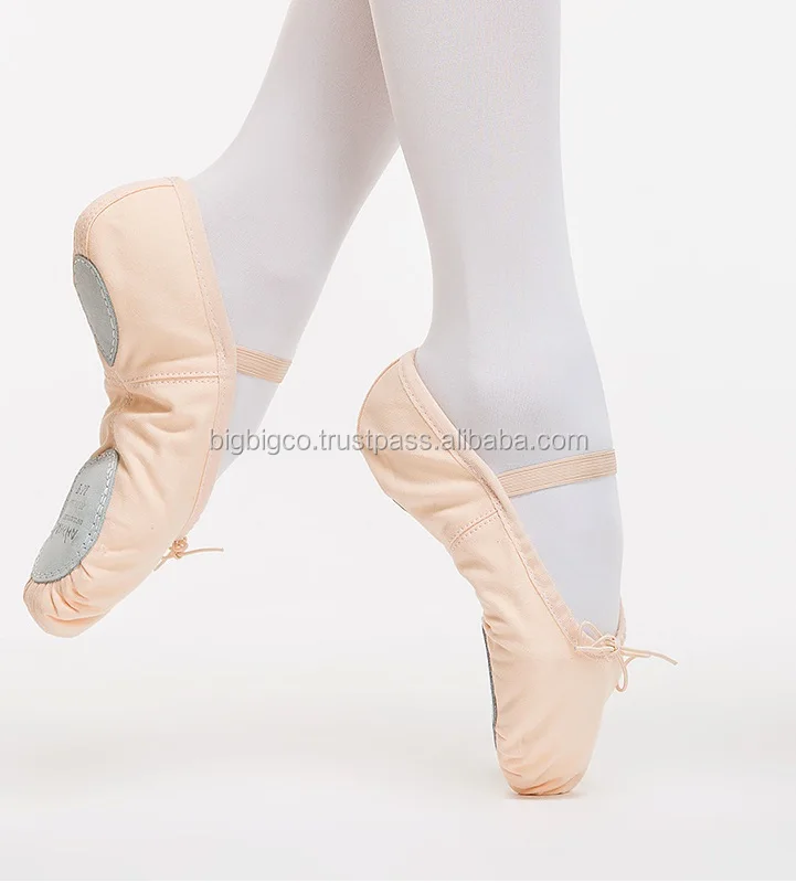 Ballet Dance Shoes Split Sole Flat Gymnastics Dancing Slippers 