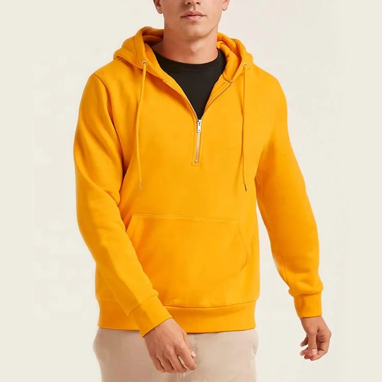 plain half zip pullover
