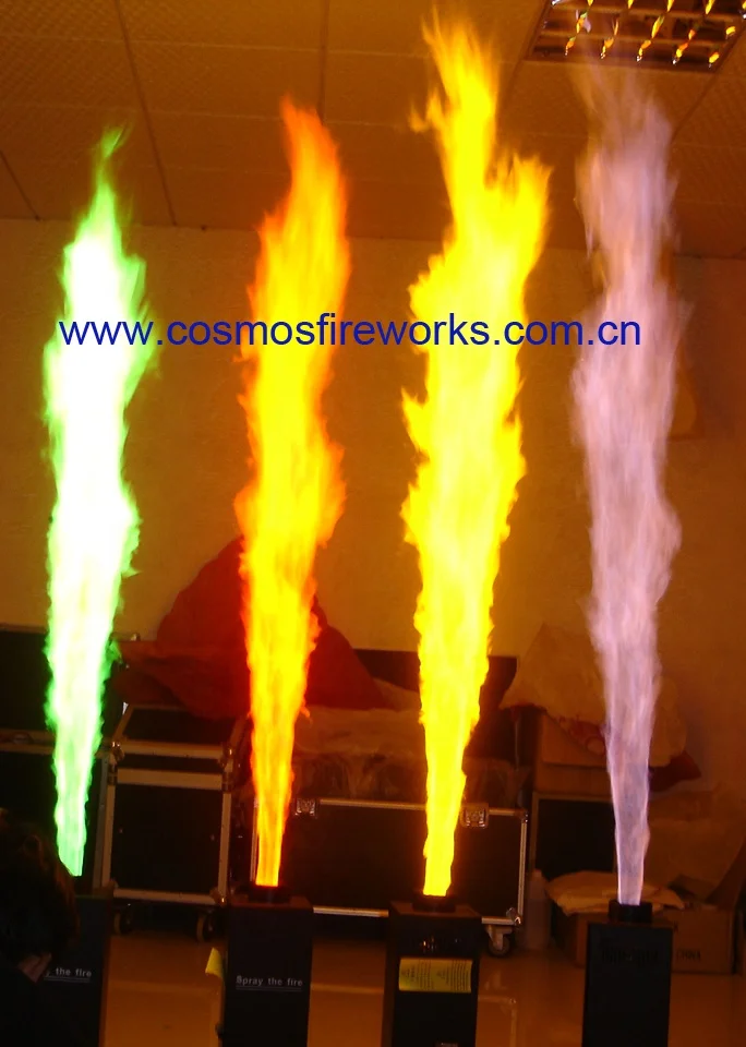 Professional DMX Control Flame Machine Fire Projector Wedding DJ Stage Events Concert Party Wedding Decorations Audio Video
