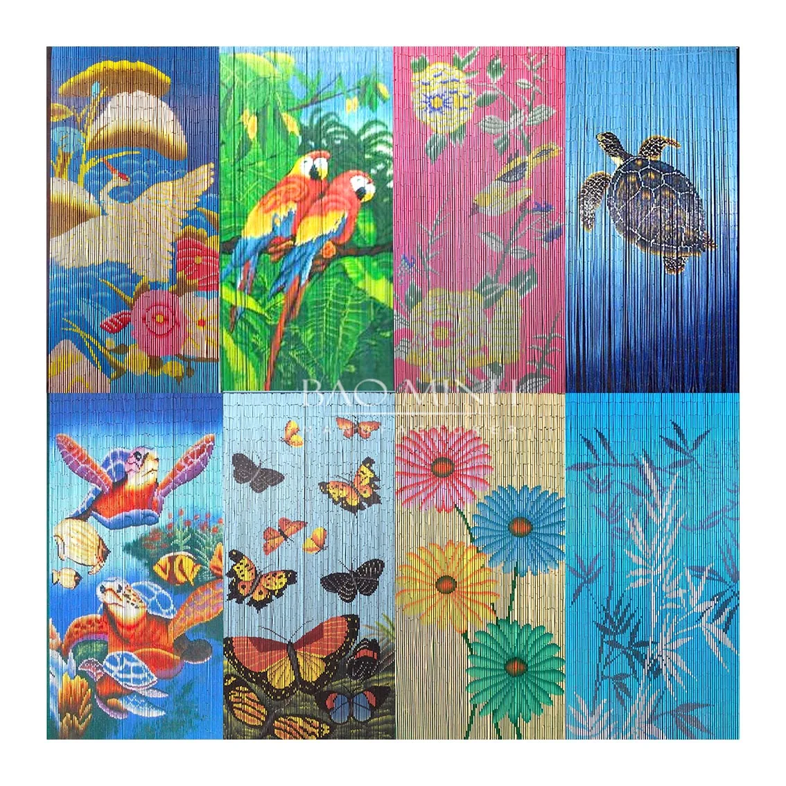 Summer Collection Bamboo Curtain Door Wooden Beaded Curtain From Vietnam